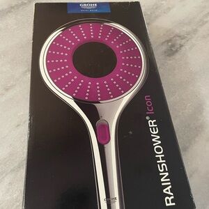 Grohe Rainshower Icon Hand Shower in Purple and Silver